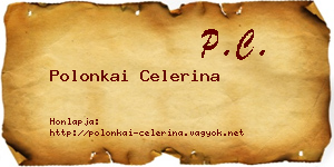 Polonkai Celerina névjegykártya